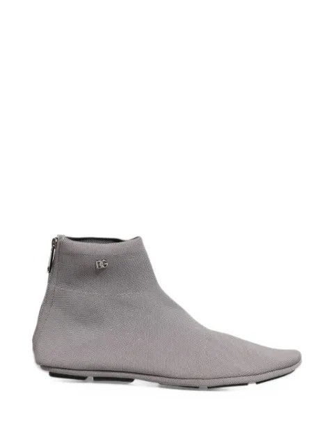 Dolce & Gabbana stretch-mesh ankle boots