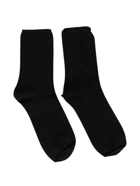 Dolce & Gabbana glitter-effect mid-calf socks