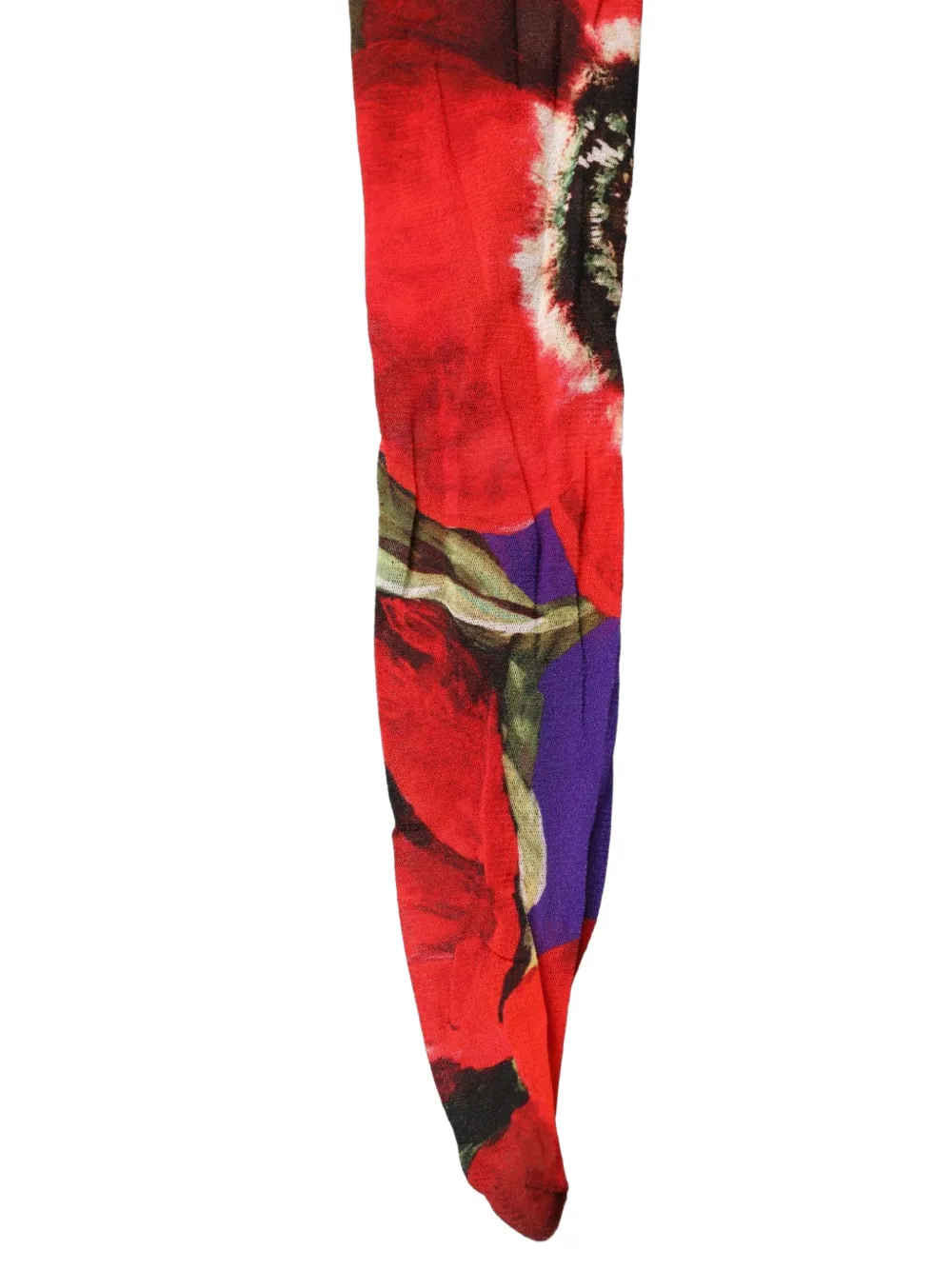 Dolce & Gabbana Tulen panty met bloemenprint Rood