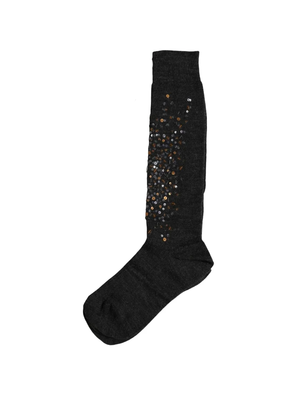 Dolce & Gabbana sequin-embellished wool socks Grijs