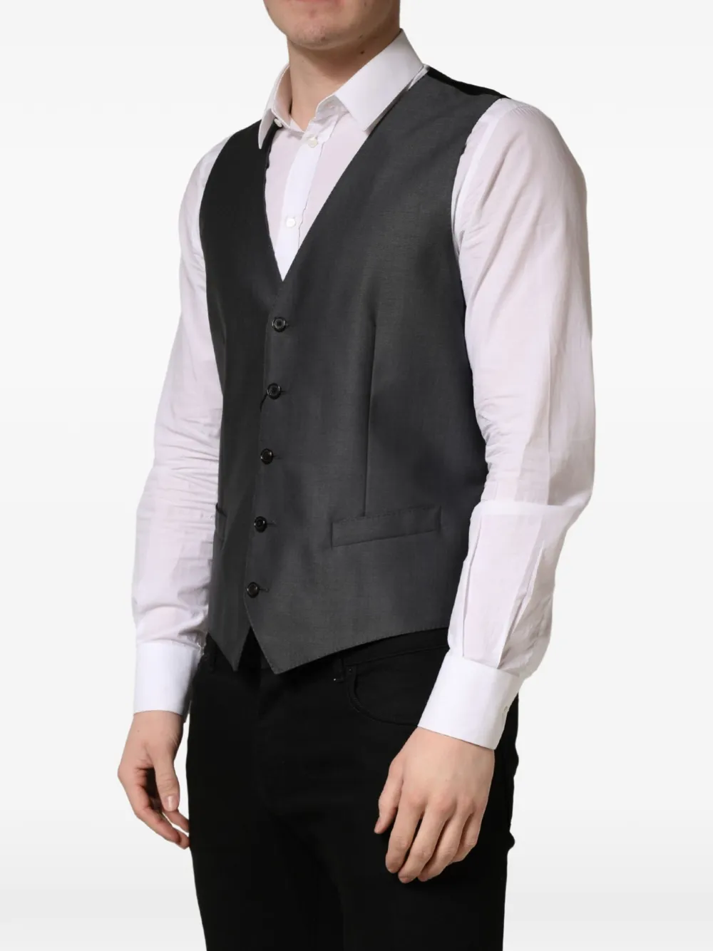 Dolce & Gabbana single-breasted waistcoat Grijs