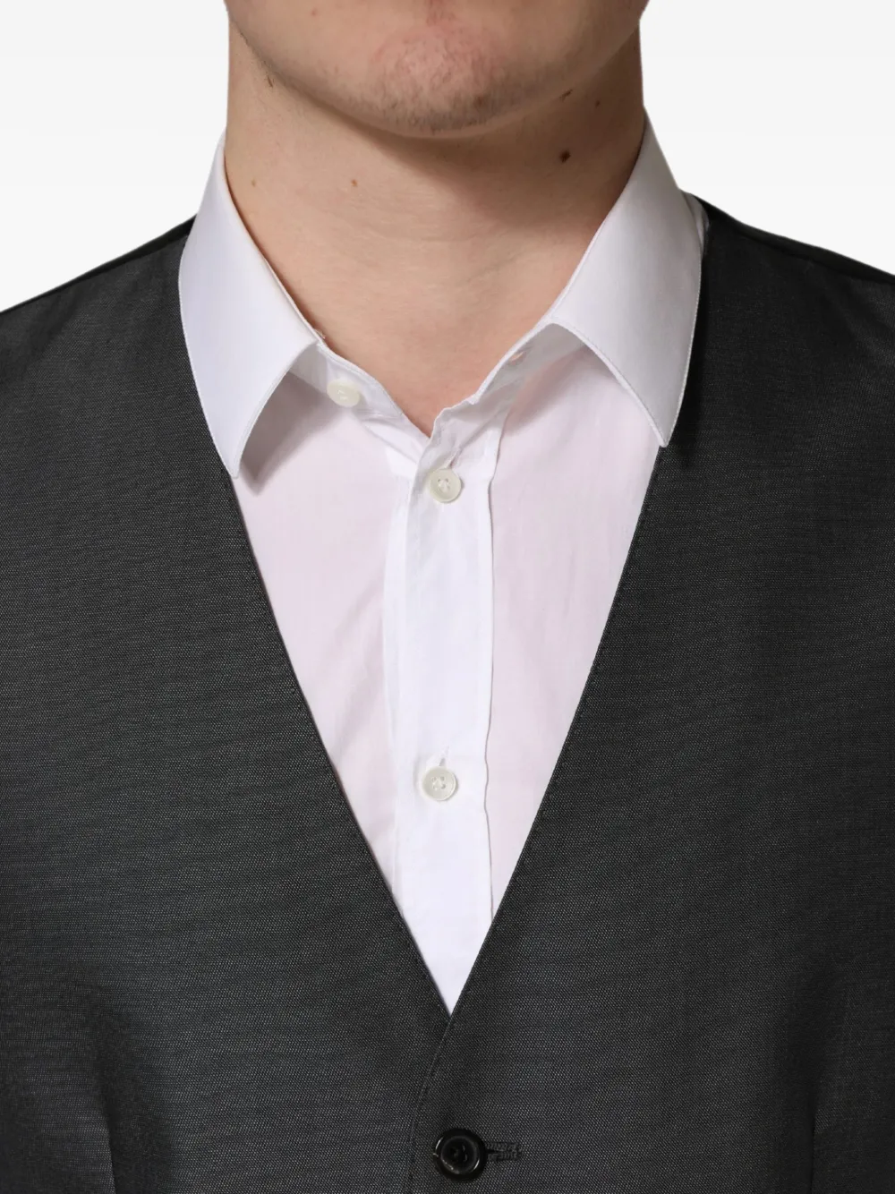 Dolce & Gabbana single-breasted waistcoat Grijs