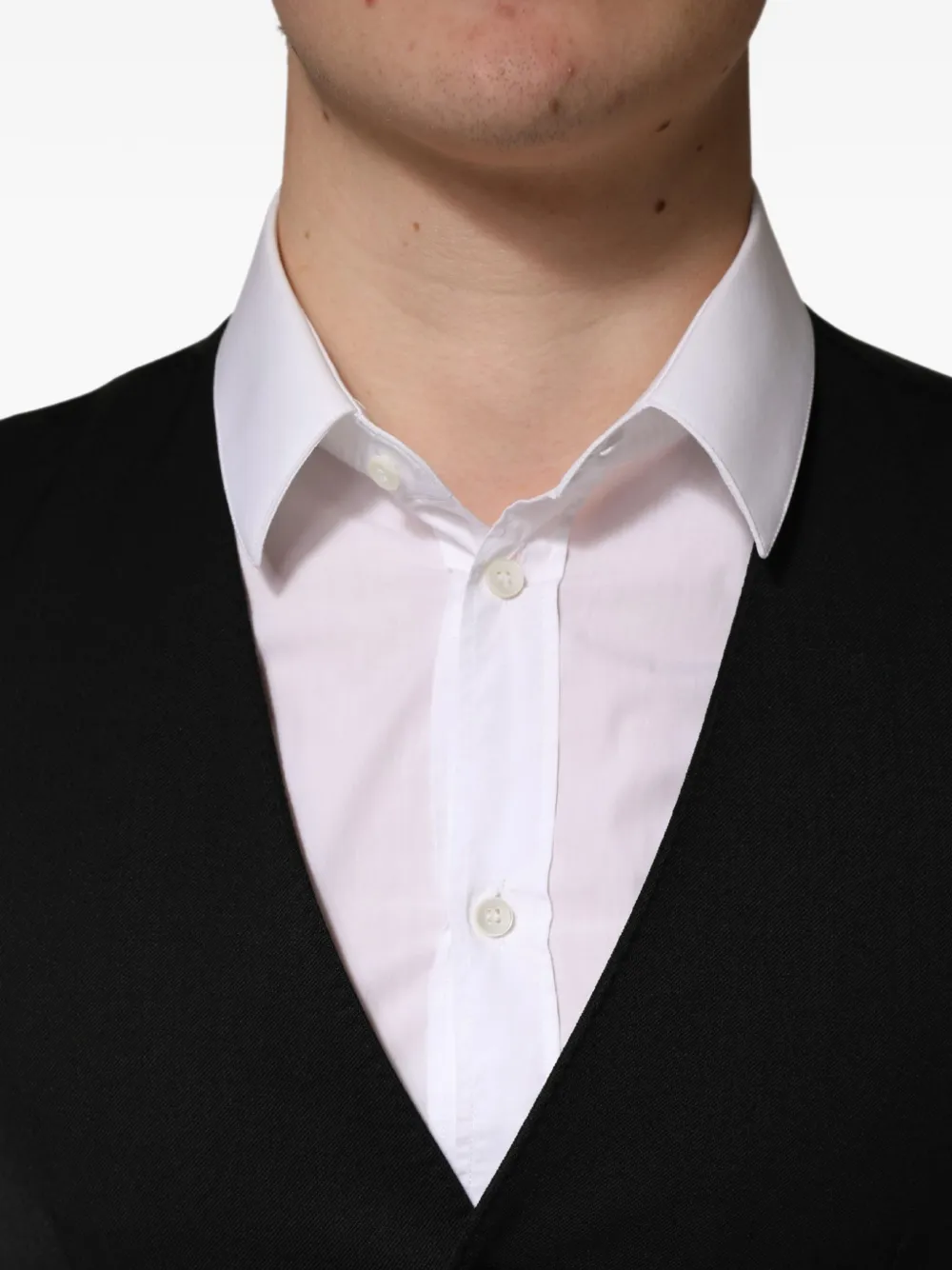 Dolce & Gabbana single-breasted waistcoat Zwart