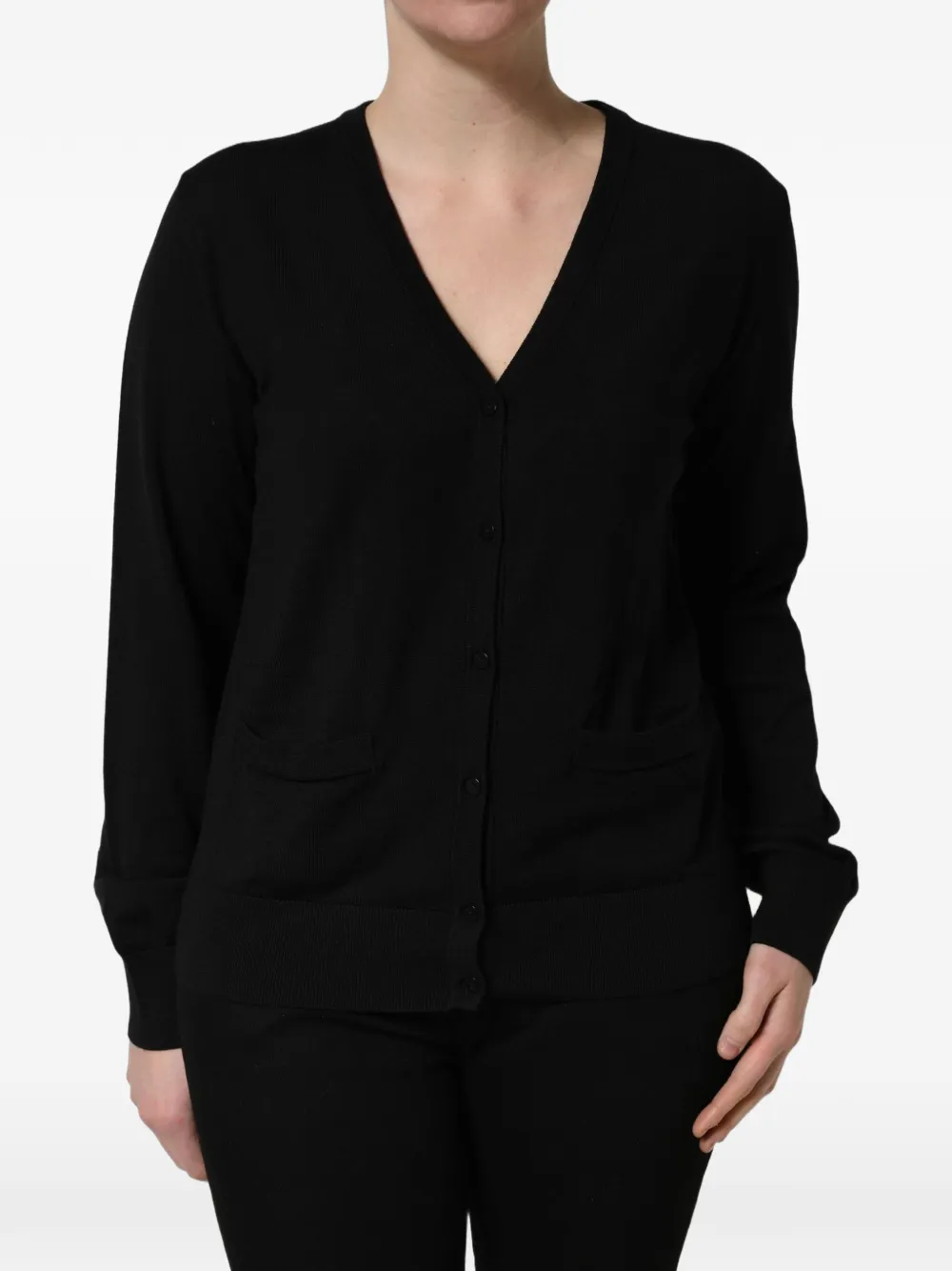 Dolce & Gabbana button-up wool cardigan - Nero