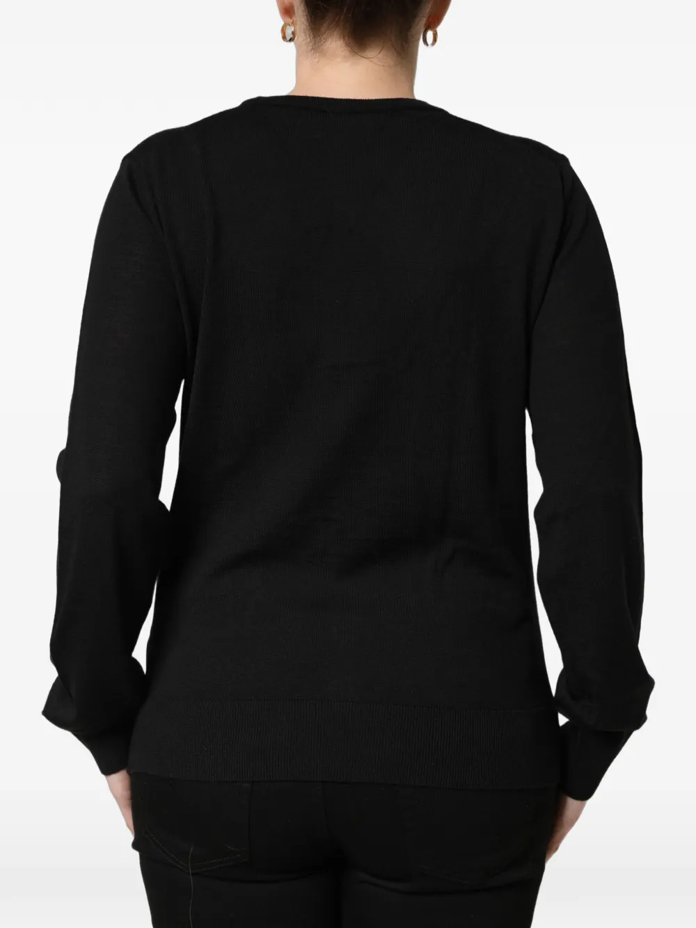 Dolce & Gabbana button-up wool cardigan Zwart