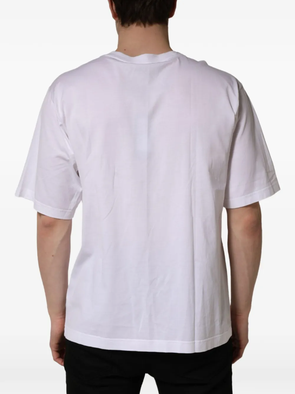 Dolce & Gabbana oversized crew-neck T-shirt Wit
