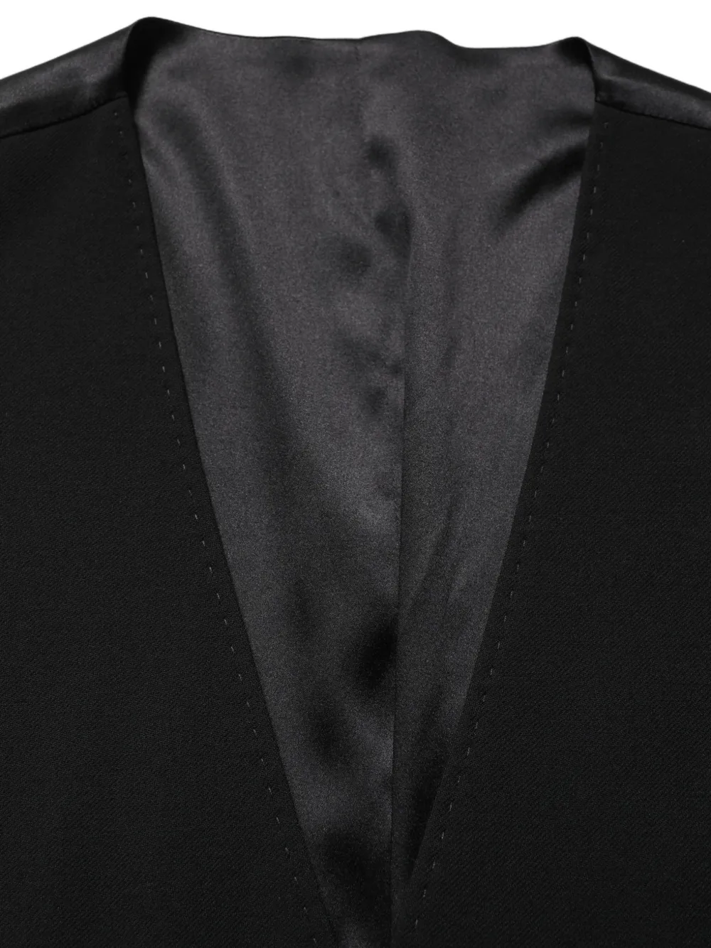 Dolce & Gabbana single-breasted waistcoat Zwart