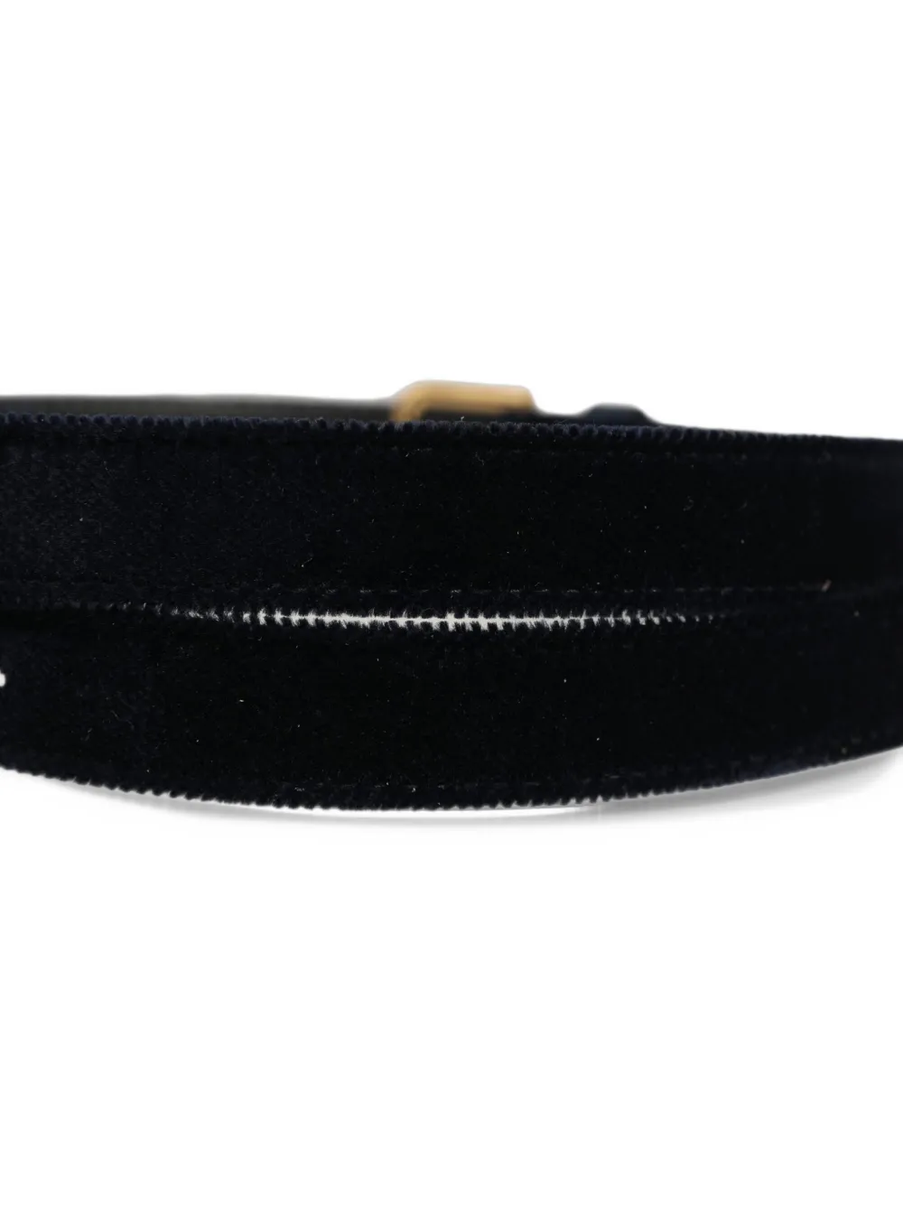 Dolce & Gabbana Fluwelen gespriem Blauw