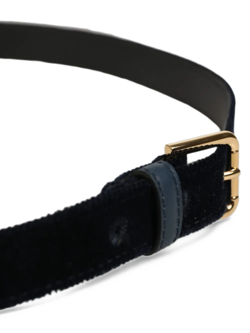 Dolce & Gabbana Fluwelen gespriem Blauw