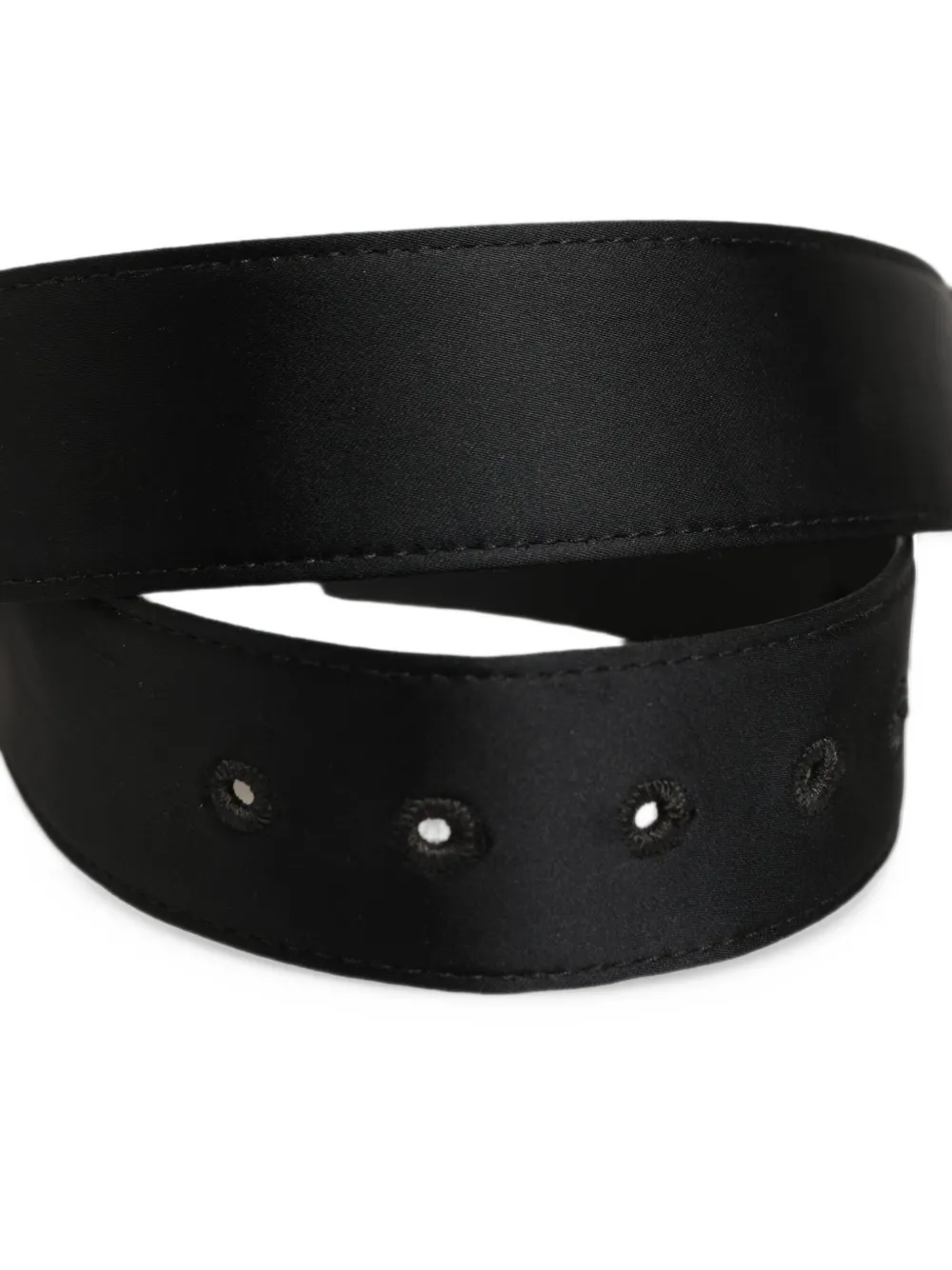 Dolce & Gabbana wide buckled belt Zwart