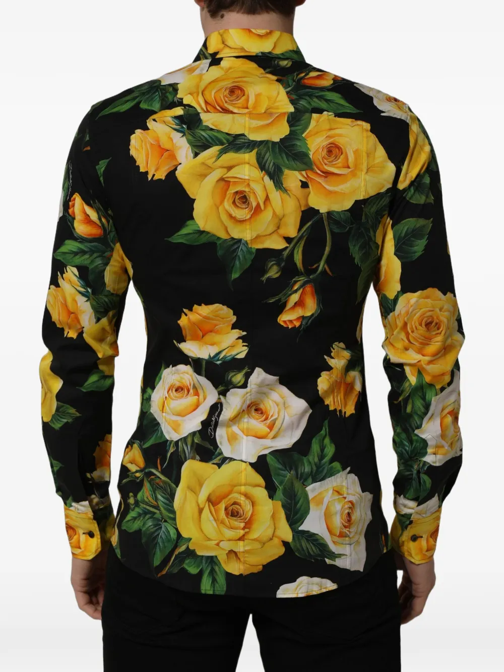Dolce & Gabbana Sicilia floral-print shirt Zwart