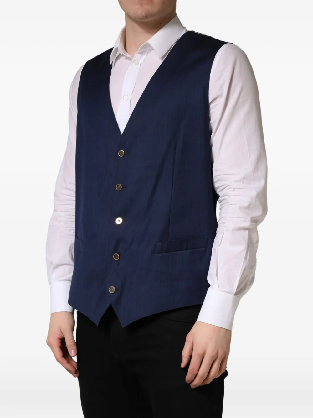 Dolce & Gabbana Sartoria waistcoat Blauw