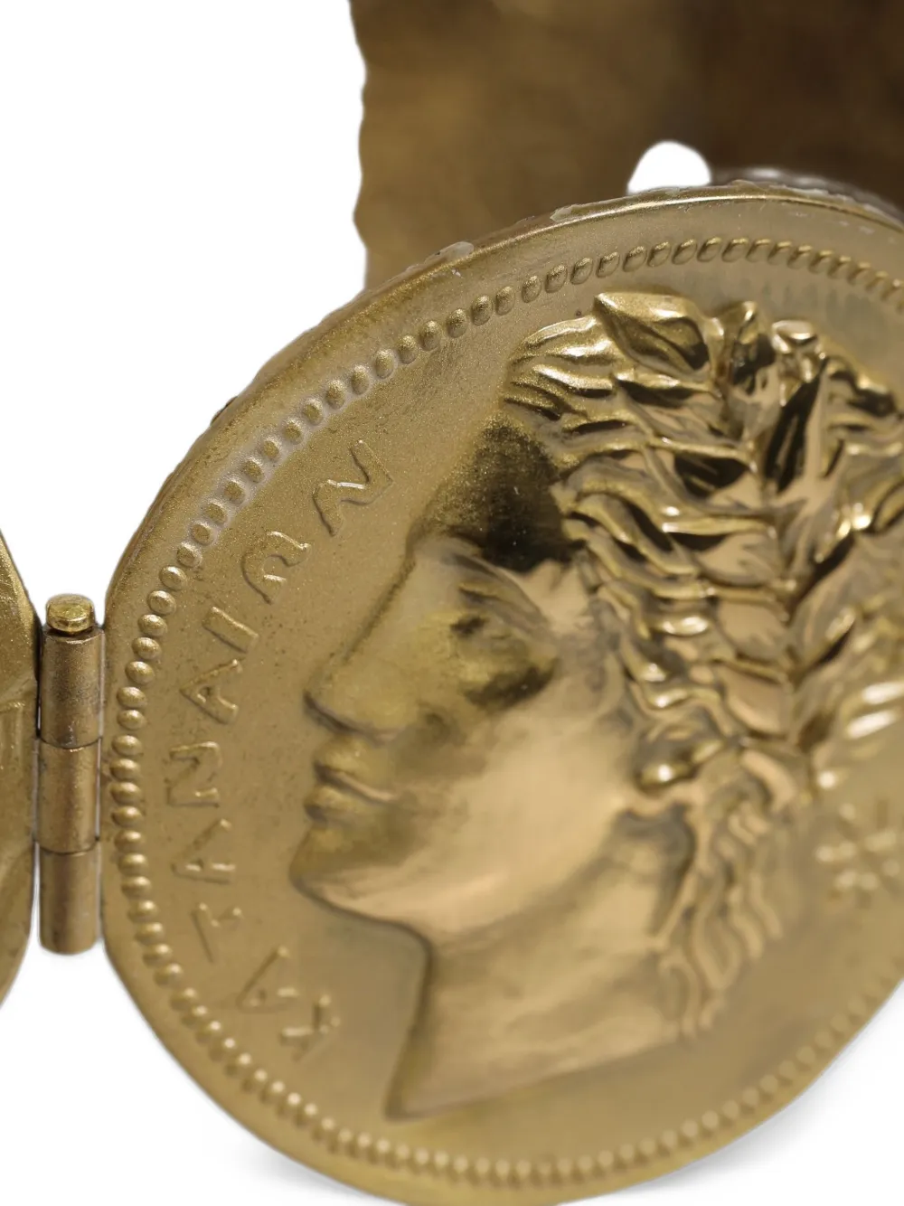 Dolce & Gabbana Metalen riem met muntdetail Goud