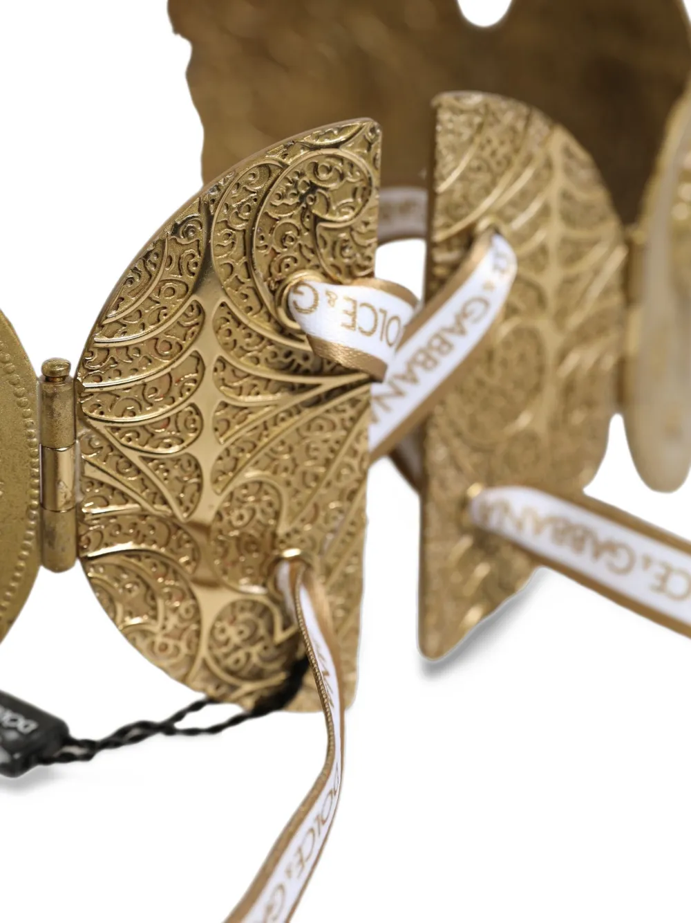 Dolce & Gabbana Metalen riem met muntdetail Goud