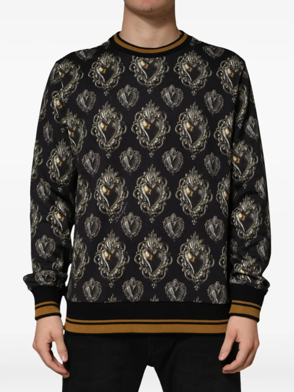 Dolce & Gabbana Sacred Heart sweater - Nero