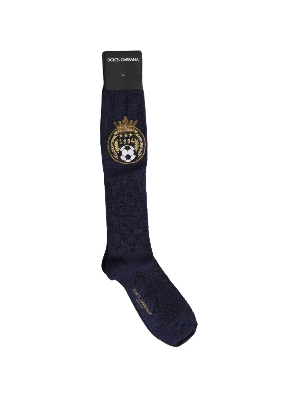 Dolce & Gabbana Calzini con applicazione - Blu