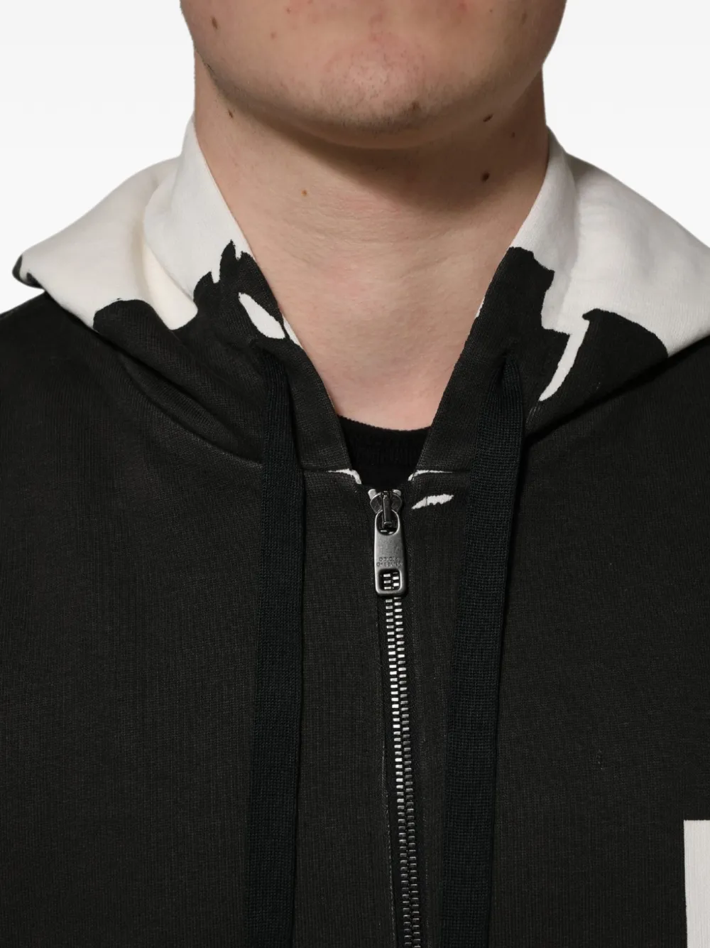Dolce & Gabbana DG logo-print hoodie Zwart