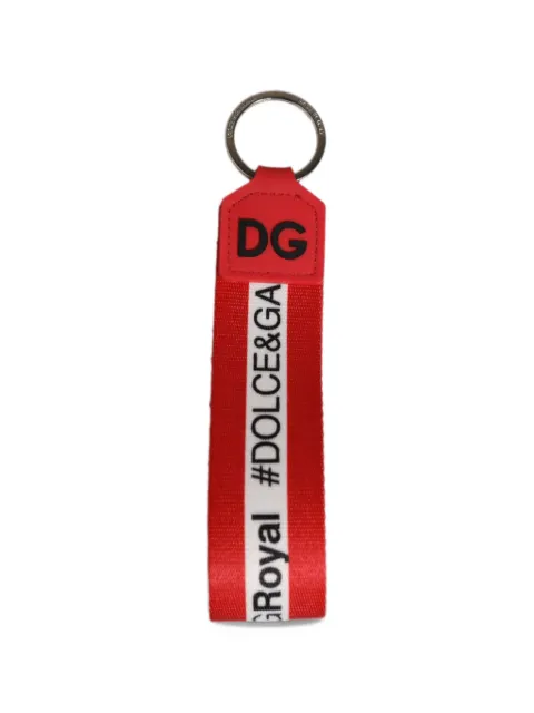 Dolce & Gabbana DG logo-print keyring