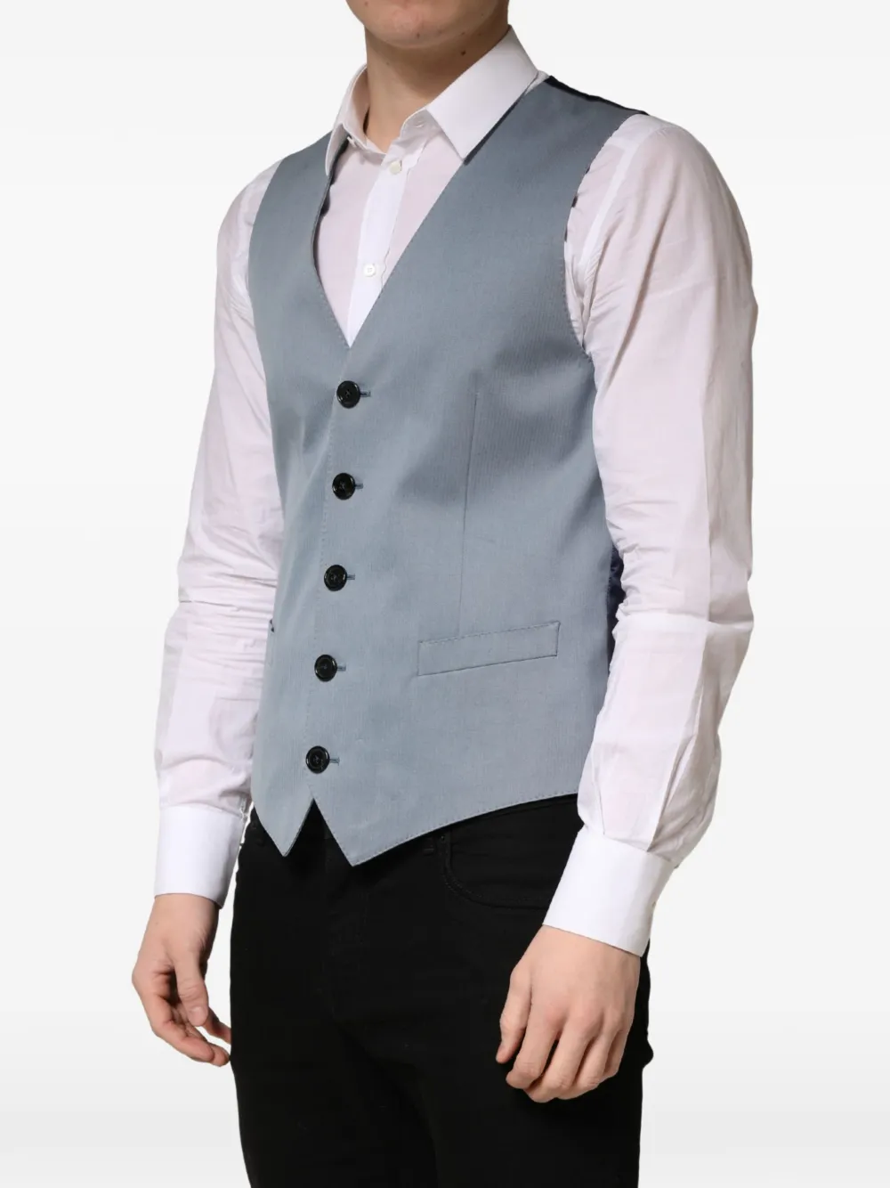 Dolce & Gabbana single-breasted waistcoat Grijs