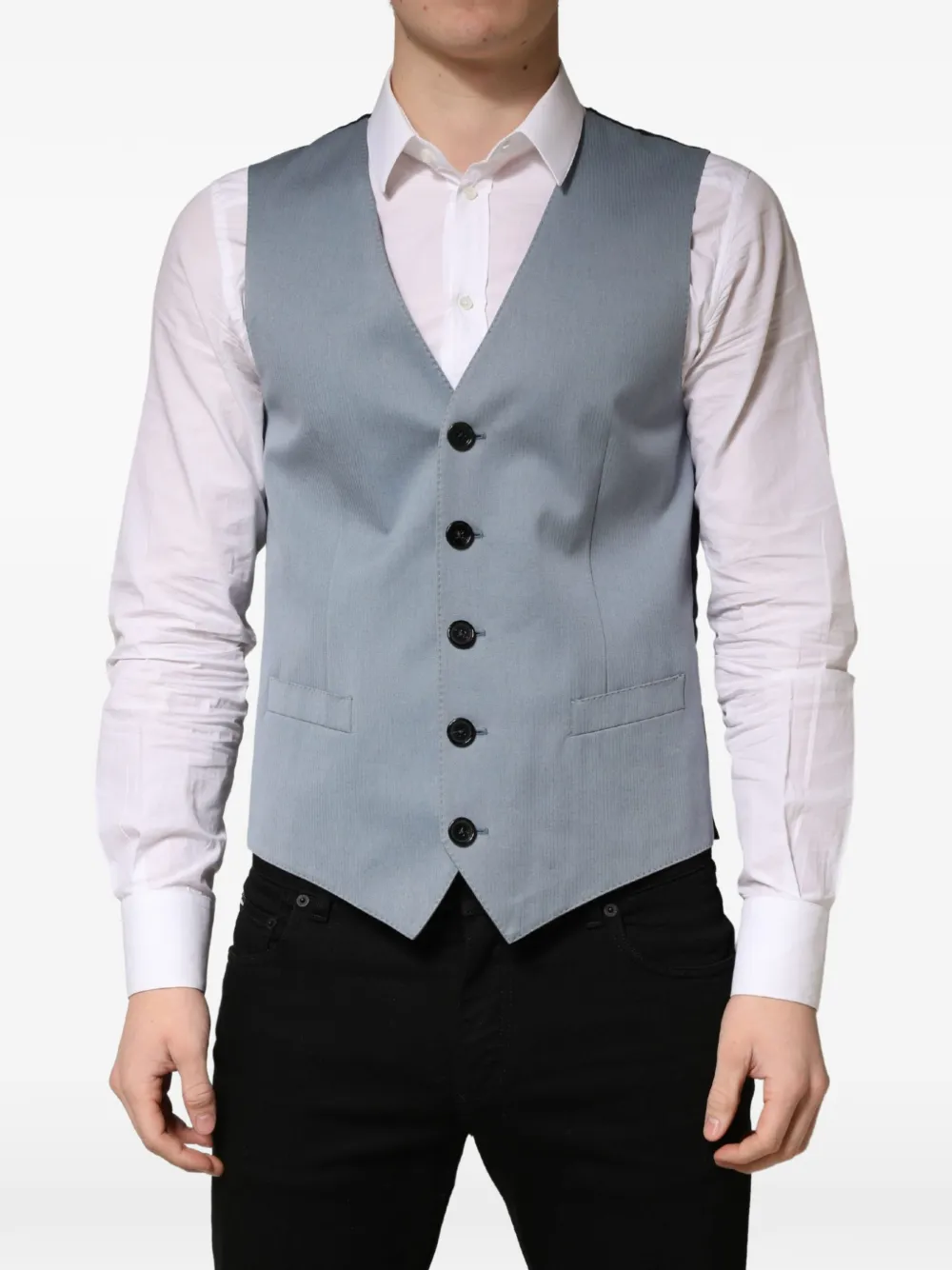 Dolce & Gabbana single-breasted waistcoat - Grey