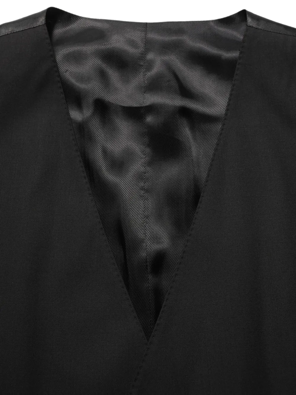 Dolce & Gabbana Stretchwollen gilet Zwart