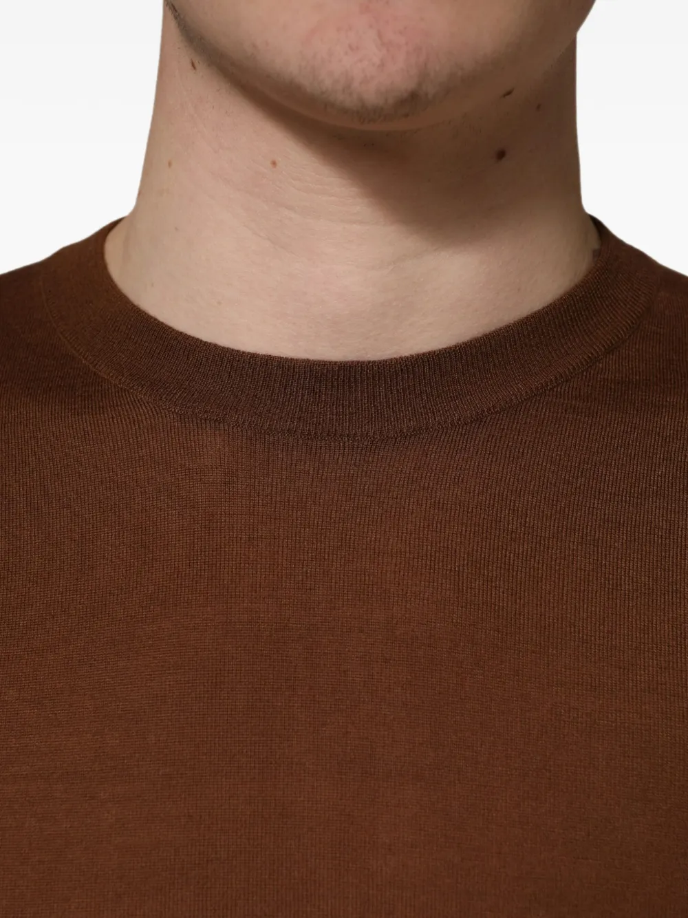 Dolce & Gabbana Kasjmier trui met ronde hals Bruin