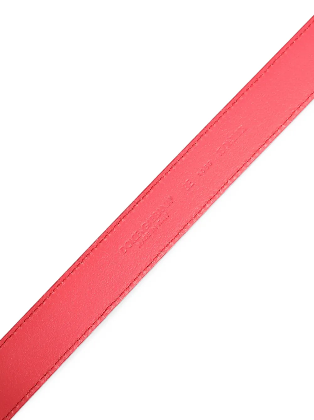 Dolce & Gabbana textured leather belt Roze