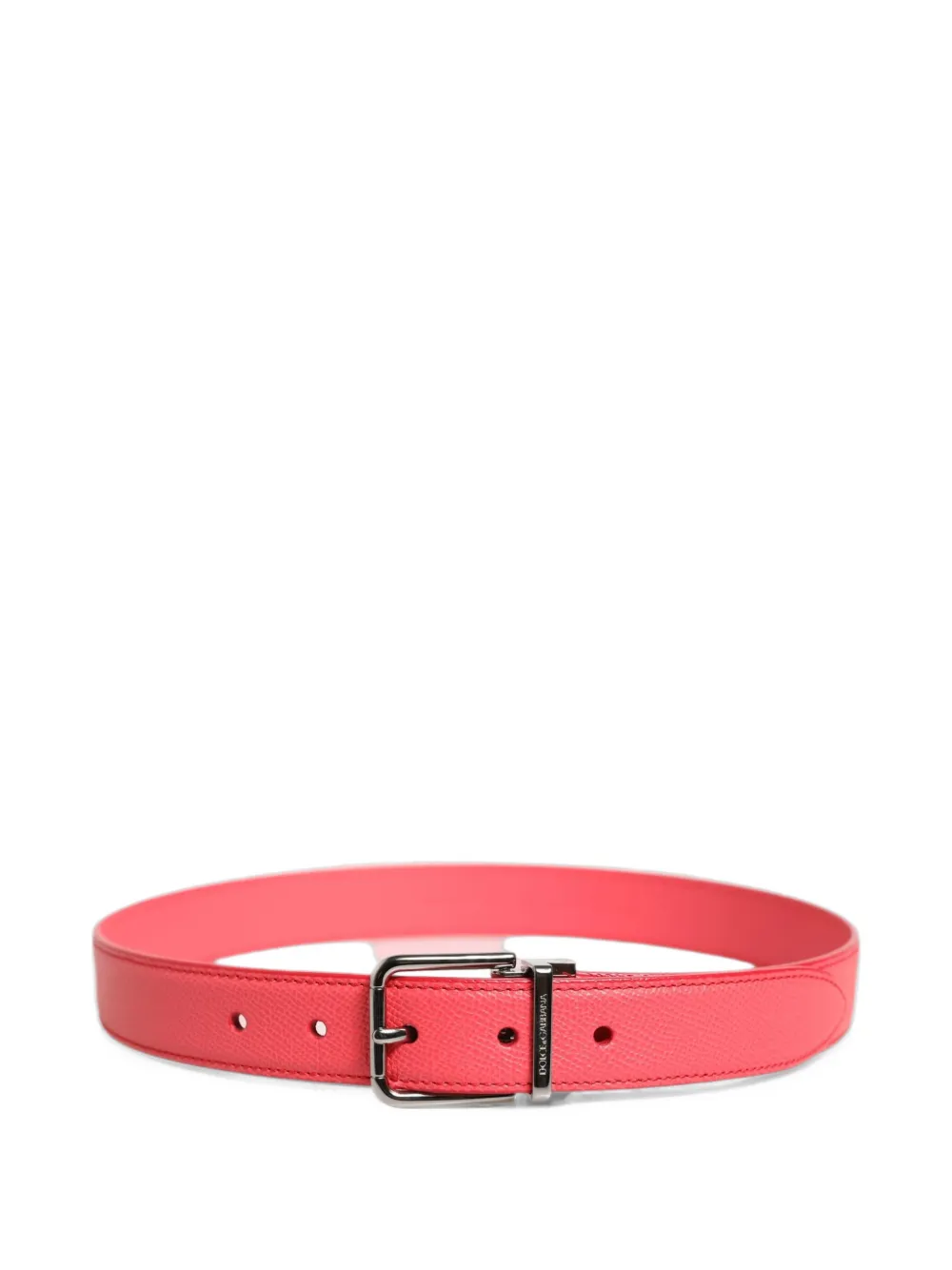 Dolce & Gabbana textured leather belt Roze