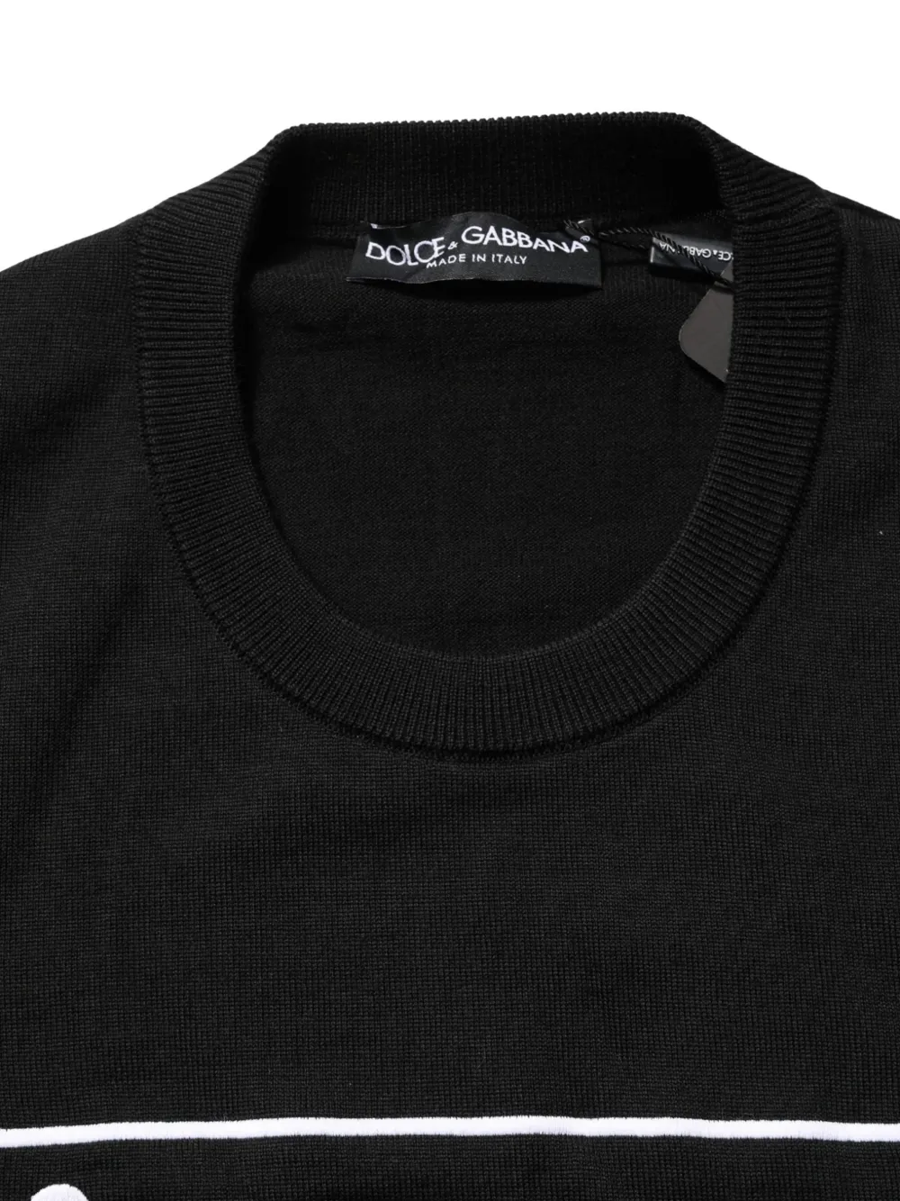 Dolce & Gabbana Sweater met logoprint Zwart
