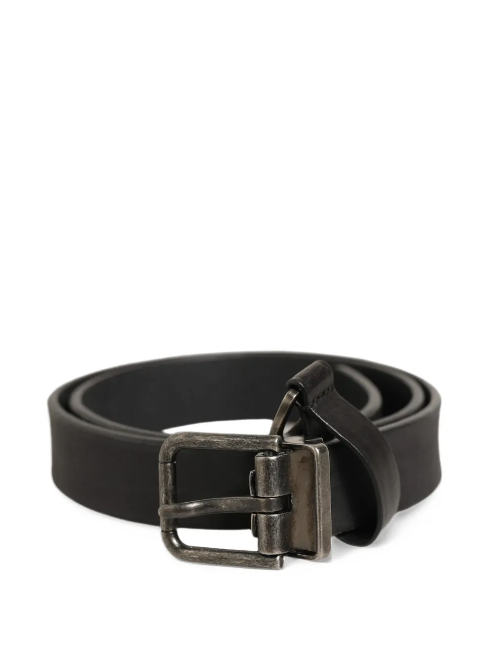 Dolce & Gabbana antique-finish buckle belt - Nero
