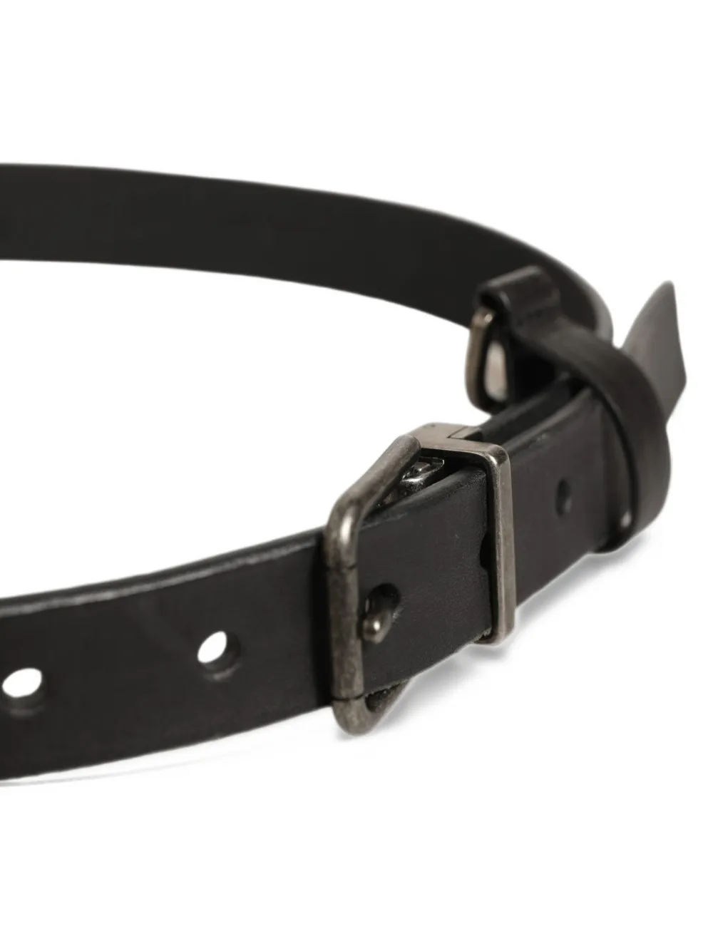 Dolce & Gabbana Riem met gesp en antieke afwerking Zwart