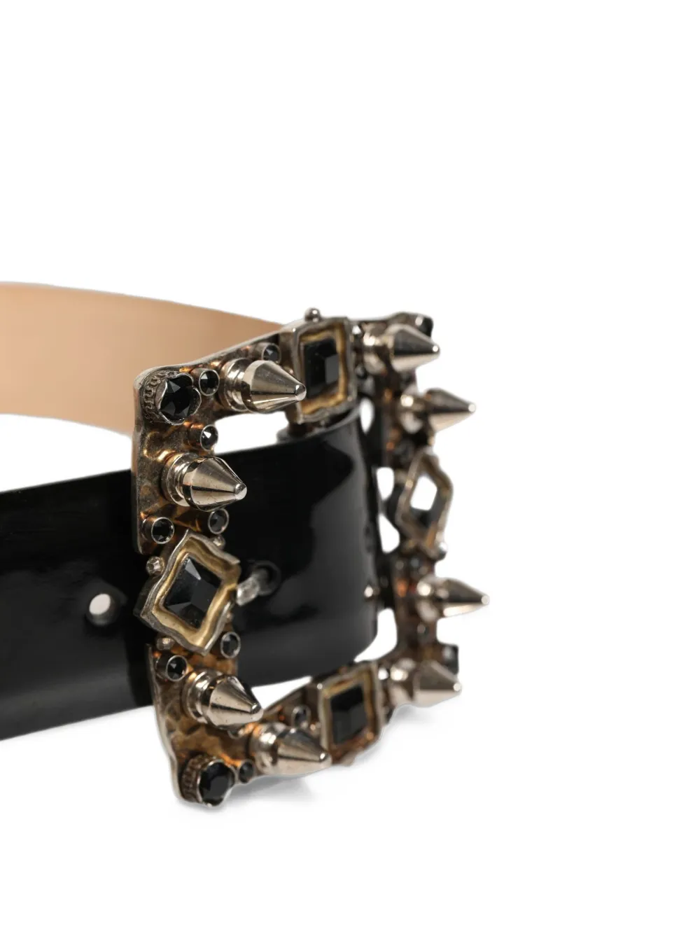 Dolce & Gabbana Riem verfraaid met kristallen en studs Zwart