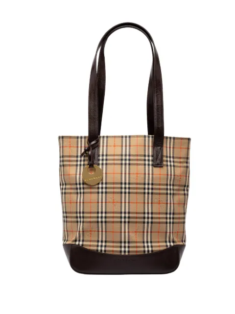 Burberry Pre-Owned 2000-2017 Haymarket Check Canvas tote bag