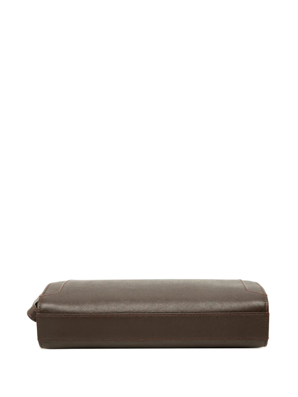 Burberry Pre-Owned 2000-2017 Leather clutch bag - Marrone
