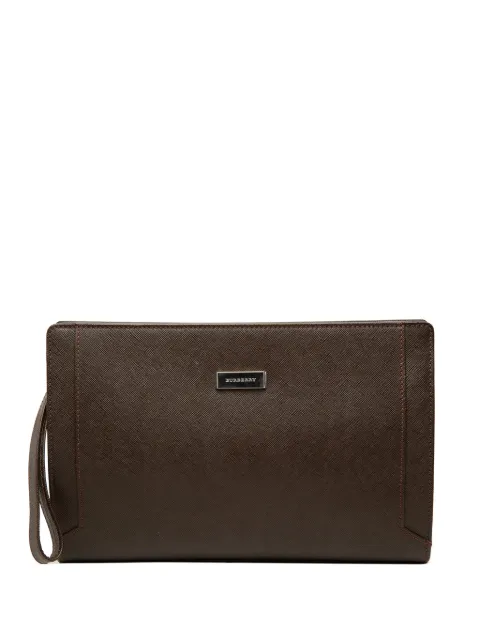 Burberry Pre-Owned 2000-2017 Leather clutch bag