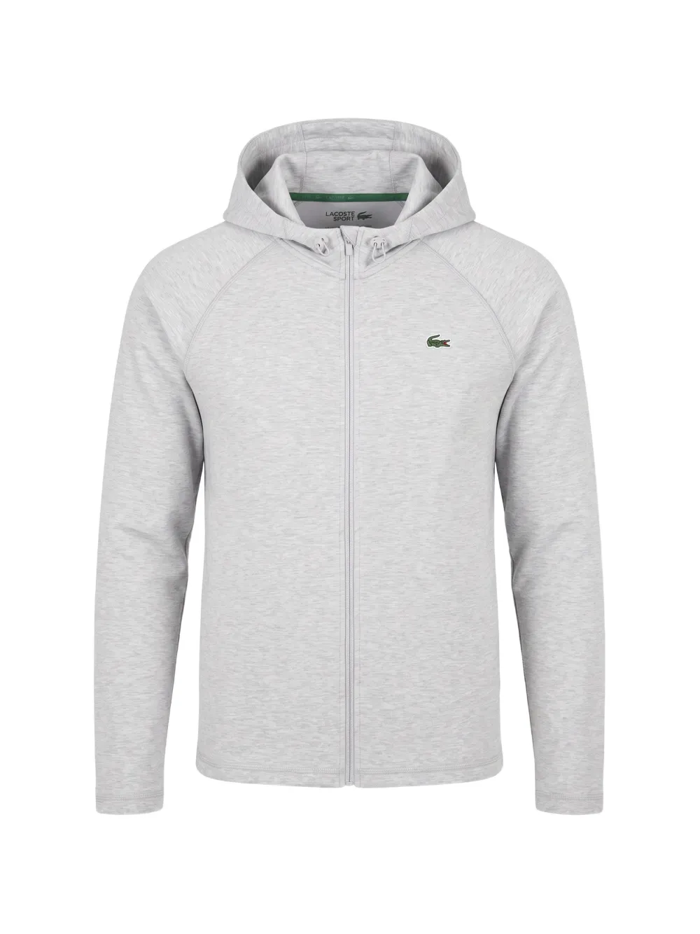 Lacoste Sport stretch zipped hoodie Grijs