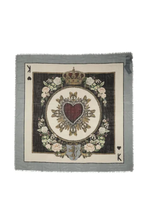 Dolce & Gabbana pañuelo King of Hearts