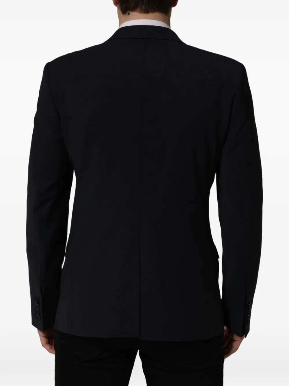 Dolce & Gabbana single-breasted wool blazer Zwart