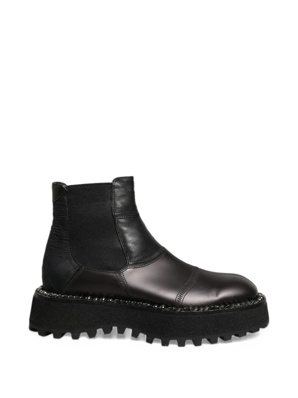 Dolce & Gabbana 皮质拼接切尔西靴 | 切尔西靴 | Image 2
