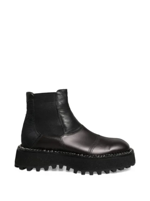 Dolce & Gabbana leather panelled chelsea boots