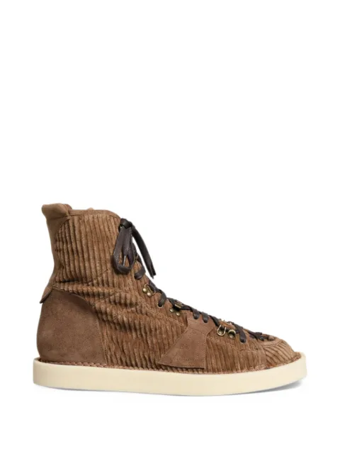 Dolce & Gabbana corduroy panelled boots
