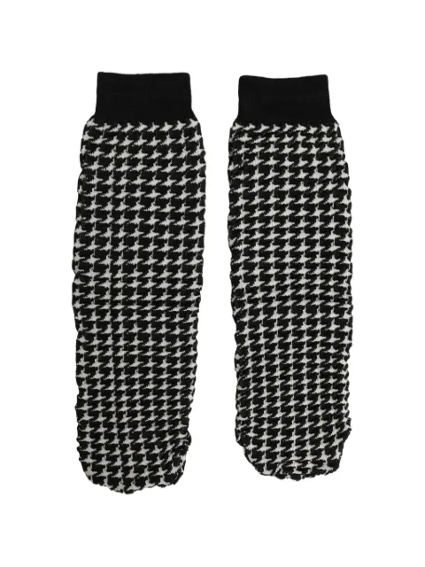 Dolce & Gabbana houndstooth-pattern socks