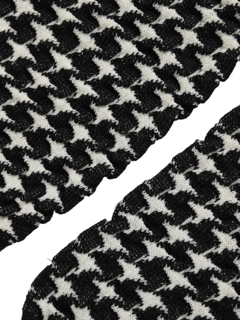Dolce & Gabbana houndstooth-pattern socks Zwart