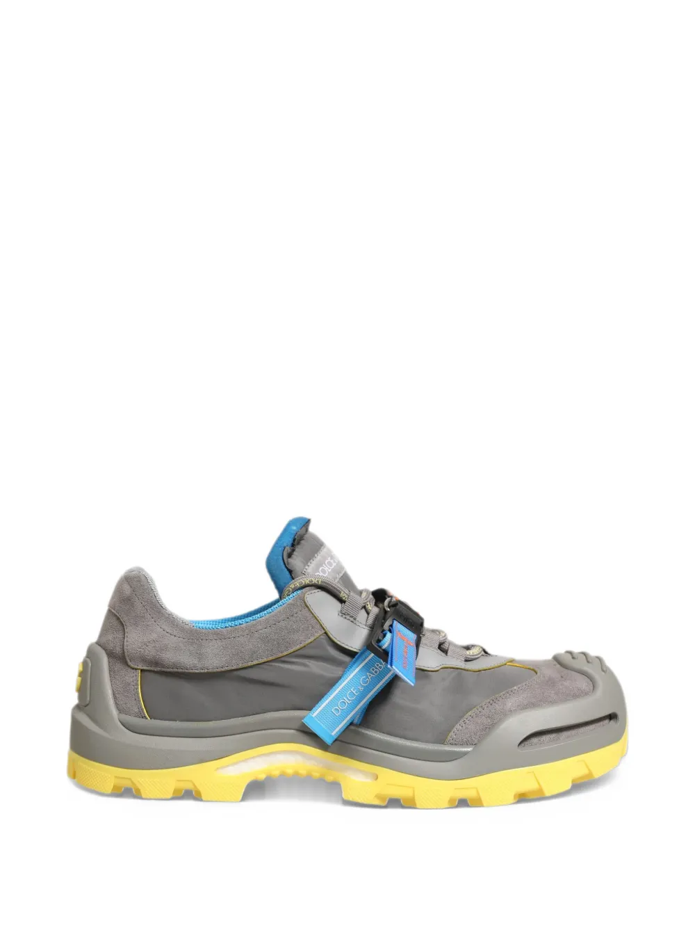 Dolce & Gabbana gray Airmaster panelled low-top sneakers - Grey