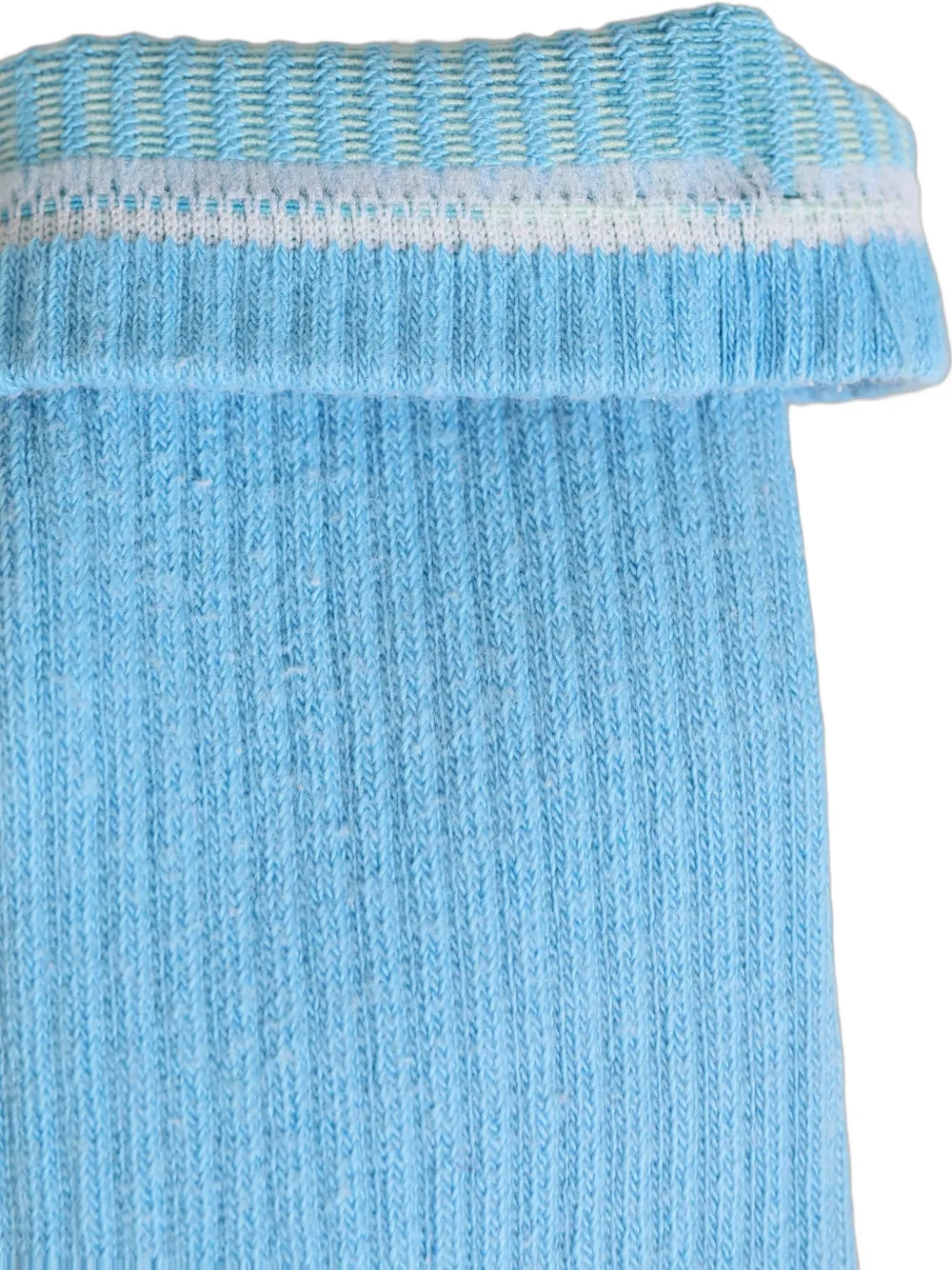Dolce & Gabbana ribbed-knit mid-calf socks Blauw