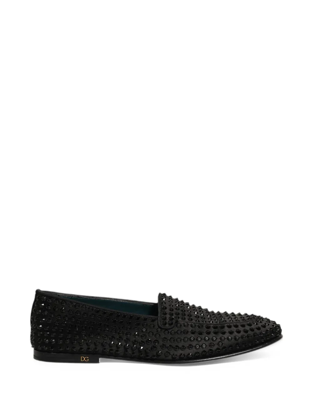 Dolce & Gabbana rhinestone-embellished loafers - Nero