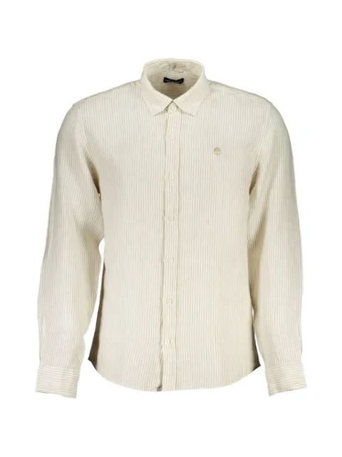 North Sails vertical-stripe linen shirt