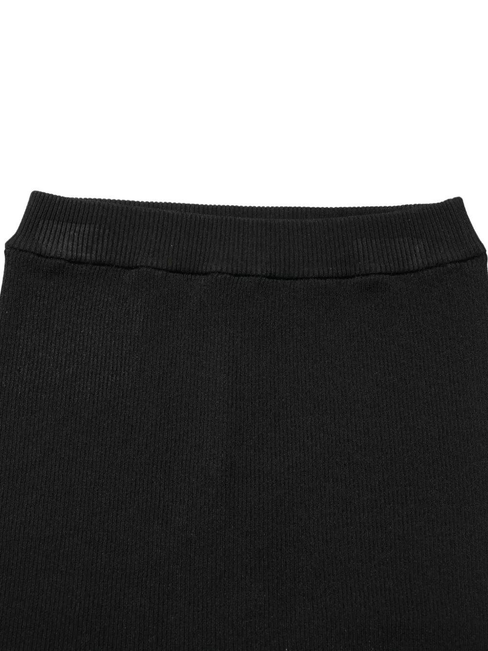Dolce & Gabbana high-waisted ribbed shorts Zwart
