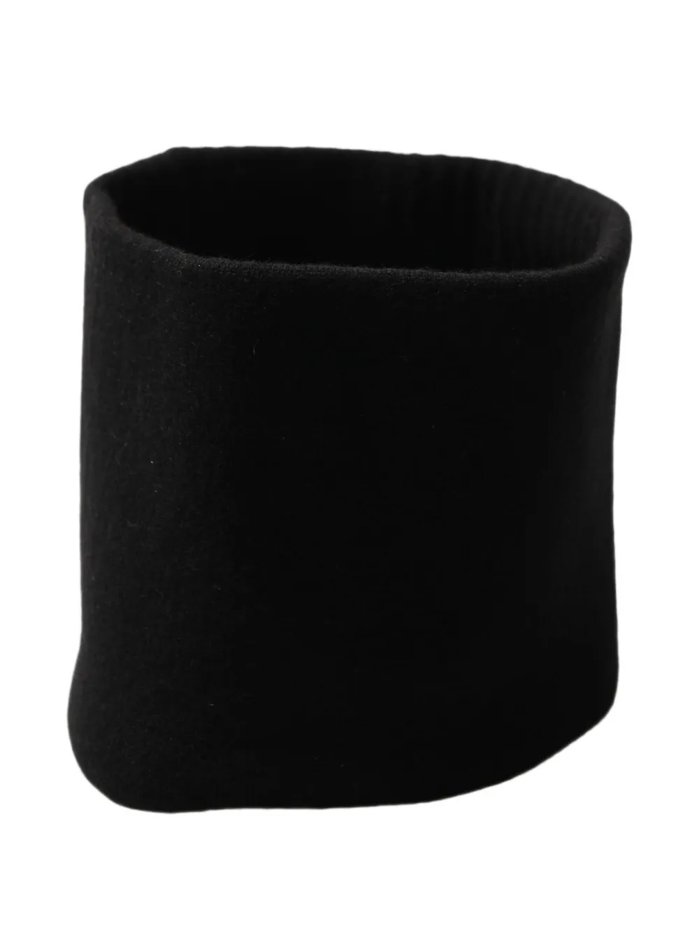 Dolce & Gabbana black cashmere knitted neck warmer