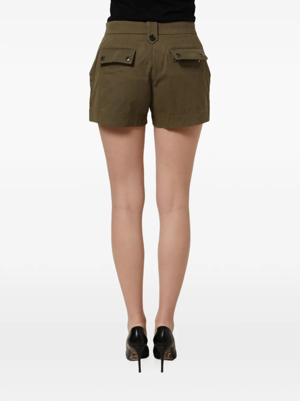 Dolce & Gabbana cargo cotton shorts Groen